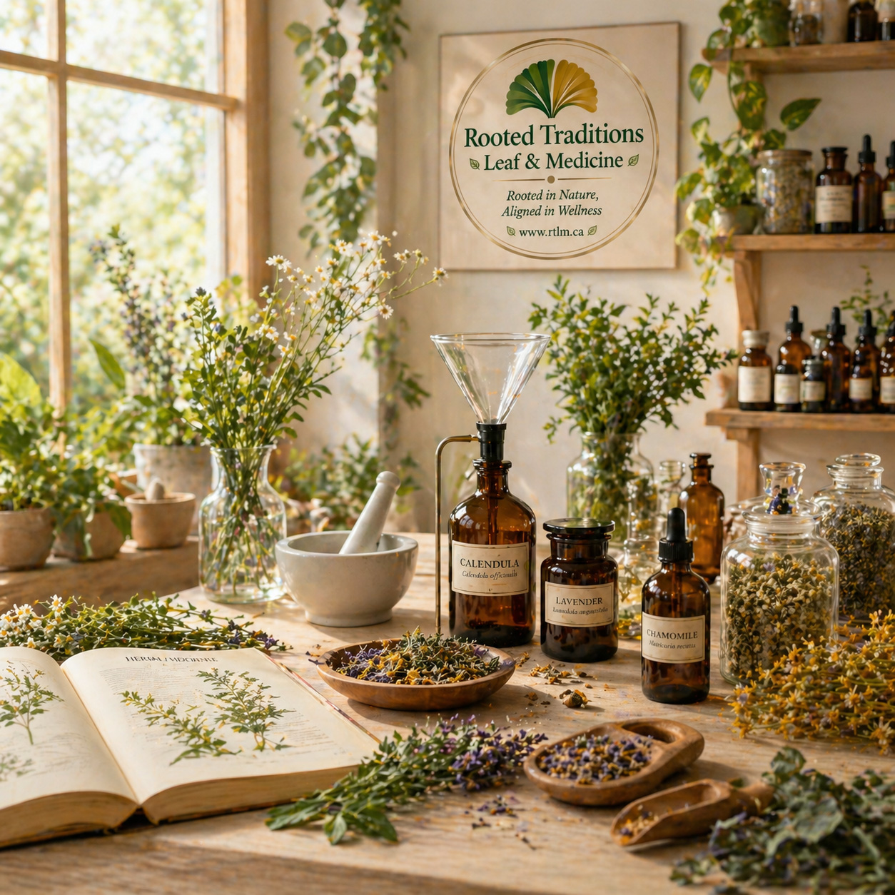 Herbalist workspace
